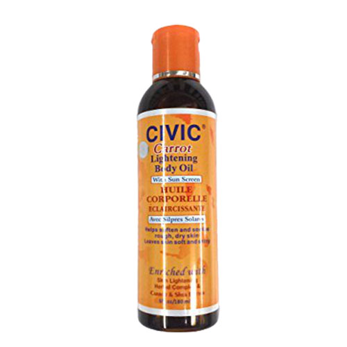 Buy Civic Intense Carrot Body Oil Serum | Benefits | Order Beauty Supply
