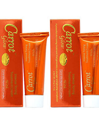 Carrot Glow Intense Toning Treatment Cream 1.7 oz (Pack of 2)