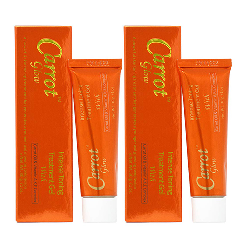 Buy Carrot Glow Intense Skin Care Gel (Pack of 2) | Order Beauty Supply