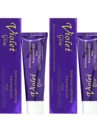 Buy Violet Glow Extensive Lightening Treatment Gel (Pack of 2) | | OBS
