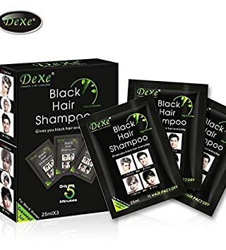 Buy Dexe Instant Hair Dye Black Hair Shampoo 3 Pieces / lot | | OBS