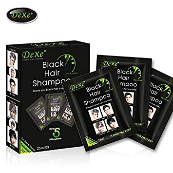 Buy Dexe Instant Hair Dye Black Hair Shampoo 3 Pieces / lot | | OBS