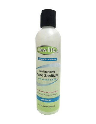 Buy New Life Hand Sanitizer with Vitamin E & B5 - Kills Germs Without Soap & Water - Refreshing Gel, Made in USA - 7.8 oz Pack of 3