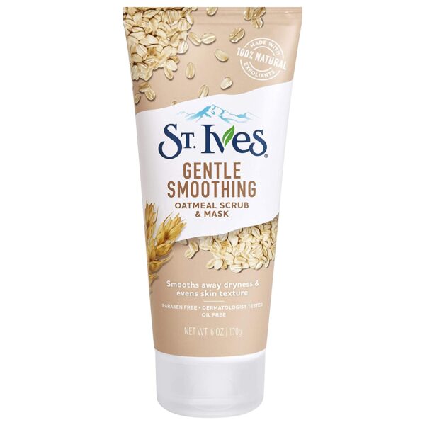St. Ives Gentle Smoothing Face Scrub and Mask Oatmeal 6 oz