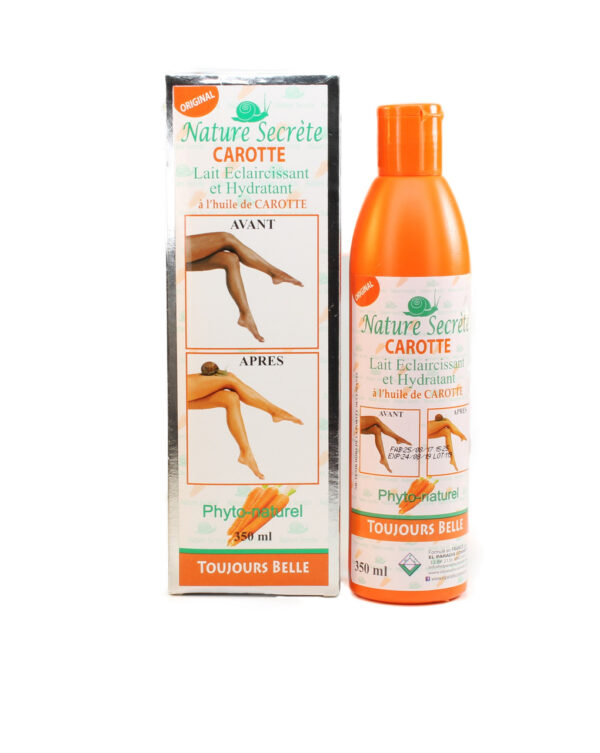 nature secret carrot lotion