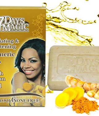 Buy 7 Days Magic Skin Lightening & Brightening Turmeric Soap| Benefits