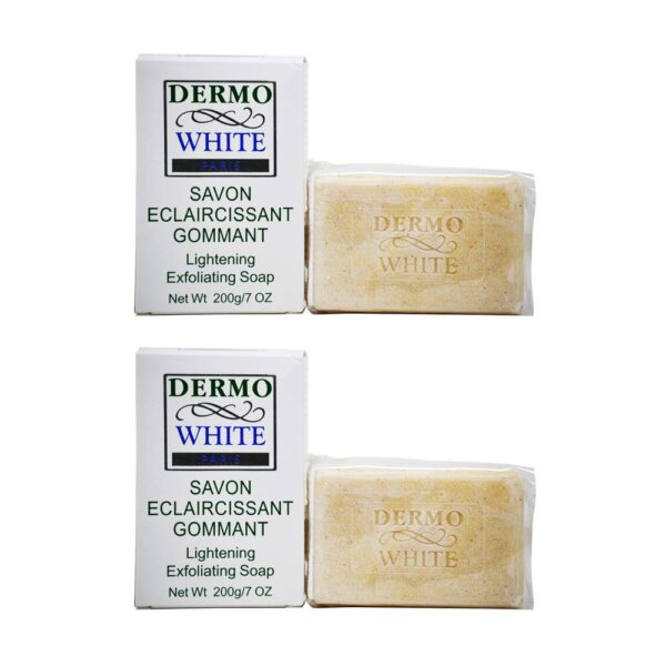 Buy Dermo White Skin Lightening Exfoliating Soap (Pack of 2) || OBS