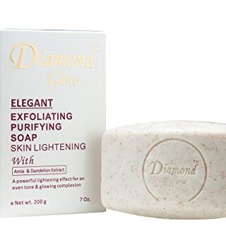 Buy Diamond Glow Extensive Exfoliating Purifying Skin Lightening Soap with Amla & Dandelion Extract 7oz