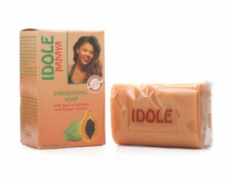 Idole Papaya Exfoliating Lightening Whitening Soap